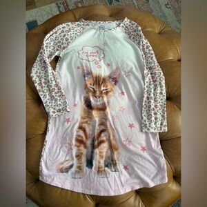 Cat pajama dress